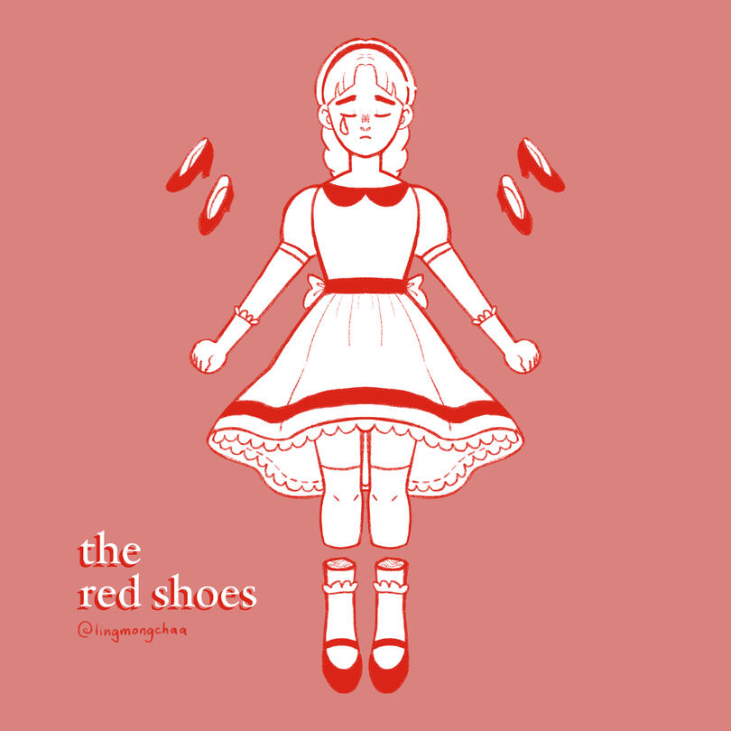 the red shoes